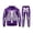Purple, variant on Halloween Unisex Tracksui Skeleton Hoodies And Sweatpants Set for Boy Girl 2 Piece Outfits Athletic Jogging Suits