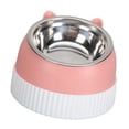 thumbnail image 1 of Bol pour Chat Surélevé Antidérapant Mangeoire Plus Lente Bols Doubles pour Chats Chiot, 1 of 7