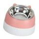 thumbnail image 5 of Cuenco Elevado Para Gatos, Inclinado 15, De Plástico Antideslizante, Comedero Más Lento, Cuencos Dobles Para Gatos Y Cachorros, Diseño De Máxima Comodidad, Fácil De Limpiar,, 5 of 7