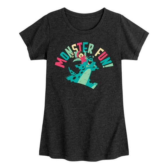 Monsters Inc. - Monster Fun - Toddler & Youth Girls Short Sleeve Graphic T-Shirt