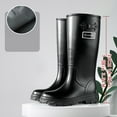 thumbnail image 6 of KANG Women Rain Shoes Shoes Comfortable Light Ankle Rain Boots Frosted Rain Boots Collar Gardening Boots Ultra Lightweight Portable Garden Shoes Outdoor Rain Boots, 6 of 6
