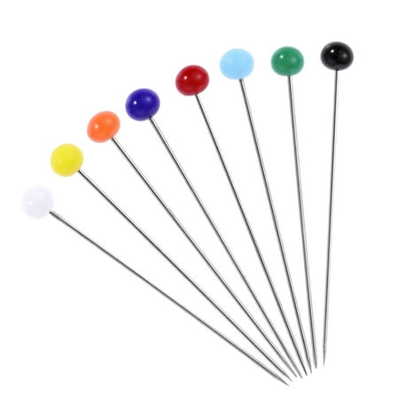LEORX 3Pack Glass Head Pin Sewing Accessory Assorted Color for Tailors and
