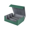 thumbnail image 2 of Deck Card Case Hold 1800+ Card Protection Holder Sturdy for Card Collectors Gift Green Lined In Gray, 2 of 8