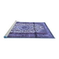 thumbnail image 2 of Ahgly Company Machine Washable Indoor Rectangle Persian Blue Traditional Area Rugs, 6' x 9', 2 of 4