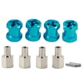 thumbnail image 1 of BRI Adaptador de controlador de cubo hexagonal de rueda de extensión RC apto para D90 AX10 CC01 SCX10 F350Blue, 1 of 10