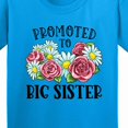 thumbnail image 4 of Inktastic Promoted to Big Sister with Flowers Youth T-Shirt, 4 of 5