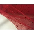 thumbnail image 2 of 60 Inch wide Glitter Mesh Sequins Tulle Fabric by Yard Craft Decoration Wedding", (Color: Red - Yards: 15 yards), 2 of 3