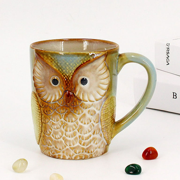 Animal Cute Owl Mugs Coffee Milk Cups Creative Cup Animal Morning