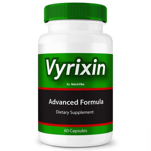 Vyrixin – Original Vyrixin Capsules with a Natural Daily Blend for Energy & Wellness | Clean, Gentle, Easy-to-Swallow Pills (60 Capsules)