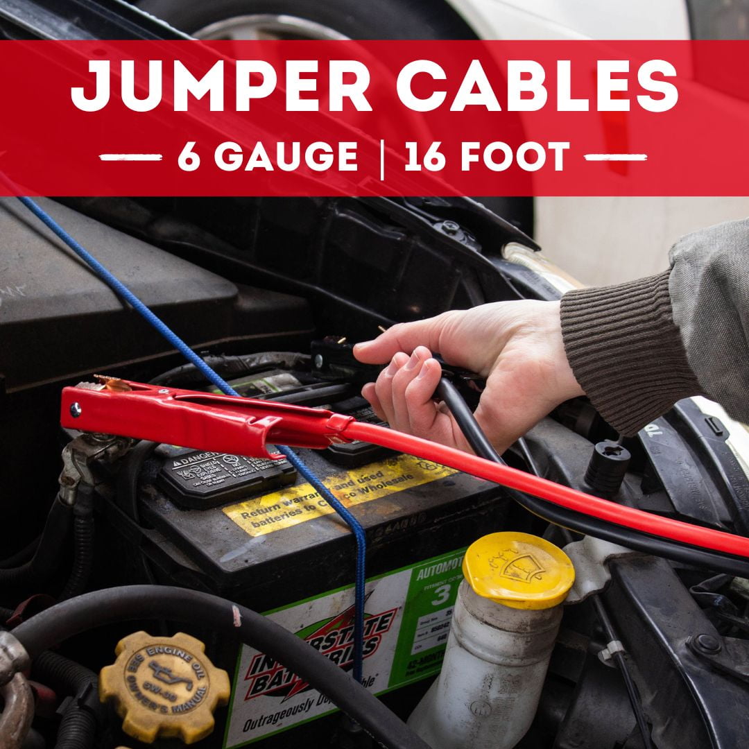 Roadside Deluxe Car Emergency Kit – Complete Car Essentials for Winter Car Kit | Includes Jumper Cables, Food & Water, Emergency Gear, and More