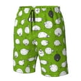 thumbnail image 5 of Disketp Men'S Swim Trunks Hawaiian Breathable Surf Beach Swimsuits Mesh Lining Beach Shorts With Pockets-Funny Sheep Doing Yoga, 5 of 9