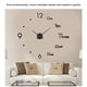 thumbnail image 2 of Matsuzay Reloj de pared Decoración colgante Habitación interesante Dispositivo de relojería colgante Conveniencia autoadhesiva Instalación Decoración del hogar Plata, 2 of 6