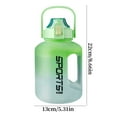 thumbnail image 3 of Large Capacity Sports Water Bottle - 1 Gallon Fitness Water Jug with Handle, Plastic, for Men & Women Gym Workout Hydration, 3 of 6