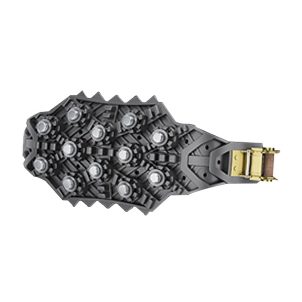 Cadena de nieve para coche, cadena de emergencia para neumáticos, cadena de seguridad reutilizable, accesorios para ciclismo Negro