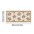 thumbnail image 1 of Home Entryway Doormat Floral Pattern Non Slip Door Mat Dirt Trapping Absorbent Floor Rug Durable Washable Welcome Mat Indoor Outdoor Use For Front Door Porch Hallway Garage Laundry Room Home Use, 1 of 8