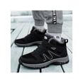 thumbnail image 5 of Gomelly Womens Mens Warm Casual Shoes Non-Slip Sneakers Plush Lined Walking Shoe Comfortable Winter Boot Outdoor Climbing Snow Boots Men's Black 7.5, 5 of 7