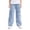 1#Light Blue, variant on Tiijoy Big Boys Denim Jeans Elastic Waist Straight Leg Denim Cargo Pants, Sizes 9-10