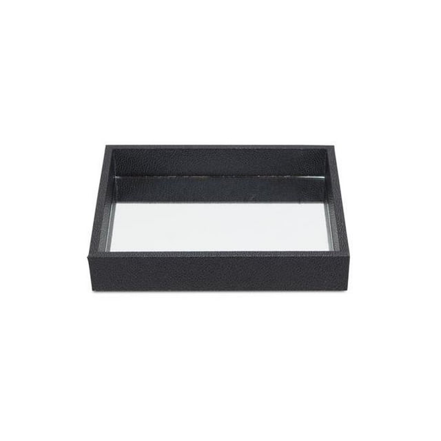 Cheungs FP-3987BK Black Raised Bubble Tray with Mirror