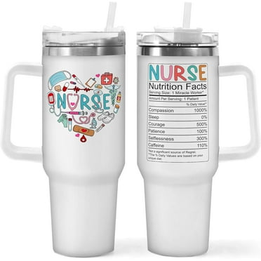 40 Oz Nurse Tumbler - Women''s Christmas and Appreciation Gifts, Ideal for RNs and Nurse Practitioners