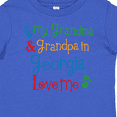 thumbnail image 4 of Inktastic Georgia Grandma Grandpa Loves Me Boys or Girls Baby T-Shirt, 4 of 5
