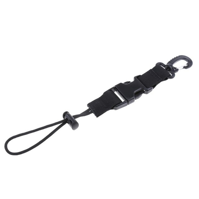 Buceo Cordón de Buceo Cámara de Antorcha Antorcha Linterna Soporte Del Titular Correa de Y Hebilla de Liberación Rápida, Clip Giratorio Baoblaze Cordón de buceo