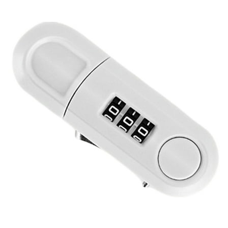 DrawerPassword Lock Non Perforated Cabinet Door Safety Lock Double Opening Refrigerator Lock Home Office Anti-Theft Lock