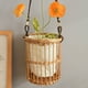 thumbnail image 4 of Cesta De Mimbre Tejida Con Asa, Portátil, Para Jardín, Para Guardar Cosas, Para Picnic, Pascua, Organizar, Recoger Verduras, 4 of 7