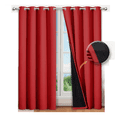 thumbnail image 1 of Cortinas Blackout Ventana Sala 300x230cm 2 Paneles Rojo, 1 of 5