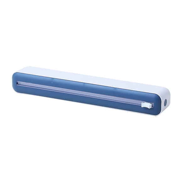 Plastic Wrap Dispenser With Cutter,Household Suction Cup Cling Film Cutter Magnetic Adjust-able Cling Film Divider