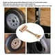 thumbnail image 2 of 7inch E Track Spare Tire Holder Mount Zinc Galvanized Steel Trailer Mount Spare Wheel Carrier for Trucks Semis Garages Motorcycles Black, 2 of 4