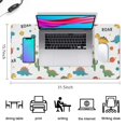 thumbnail image 5 of Long Mouse Pads for Desk,White Cartoon Dinosaurs Cacti Planets Desk Mats on Top Of Desks, Desk Mouse Pad Extra Large with 3mm Non-Slip Base and Stitched Edge for Gaming,Work,Home 31.5"x15.7", 5 of 5
