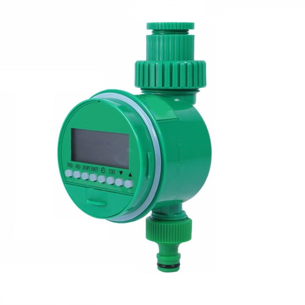 Temporizador de riego de jardín Dispositivo de control de agua Inteligencia Pantalla LCD Sistema de goteo Libre de BPA