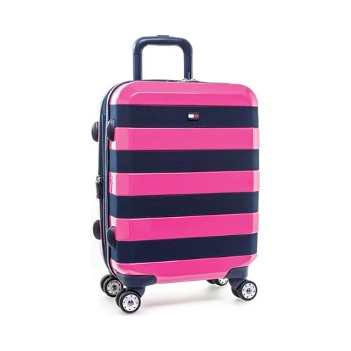 tommy hilfiger rugby stripe luggage