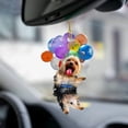 thumbnail image 2 of SDNall Cute Car Decor, Adorable Double-Sided Dog Hanging Ornament With 2D Effect, Acrylic Mirror Charm For Interior, 2 of 3