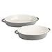 thumbnail image 3 of 10 Strawberry Street Sienna Oval 13" and 10.5" Bakeware Set, Gray, 3 of 4