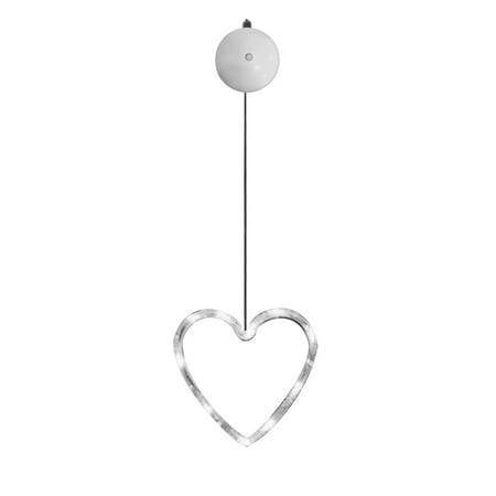 

iOPQO Party Light-up Decoration Santa Decorative Light Christmas LED Decoration Lights Indoor Outdoor Party window sucker chandelier love heart I