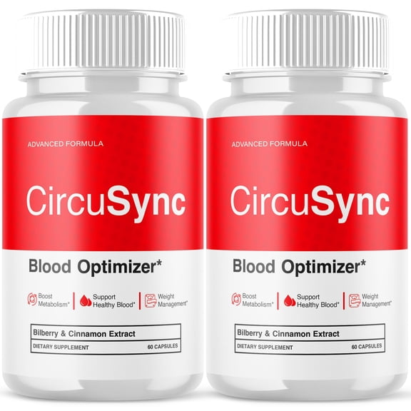 CircuSync Blood Balance Support Pills Advanced Formula Vitamin Supplement Circu Sync 120 Capsules