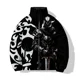 thumbnail image 4 of Abrigos de invierno para hombre, parkas, deportes de ocio, chaquetas acolchadas para hombre, estampado personalizado de calavera de guerrero, abrigo cómodo y cálido para hombre, 4 of 5