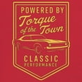 thumbnail image 3 of Torque of the Town T-Shirt Classic American Muscle Car Performance Vintage Retro Legend V8 Street Racing Women's Tee, 3 of 7