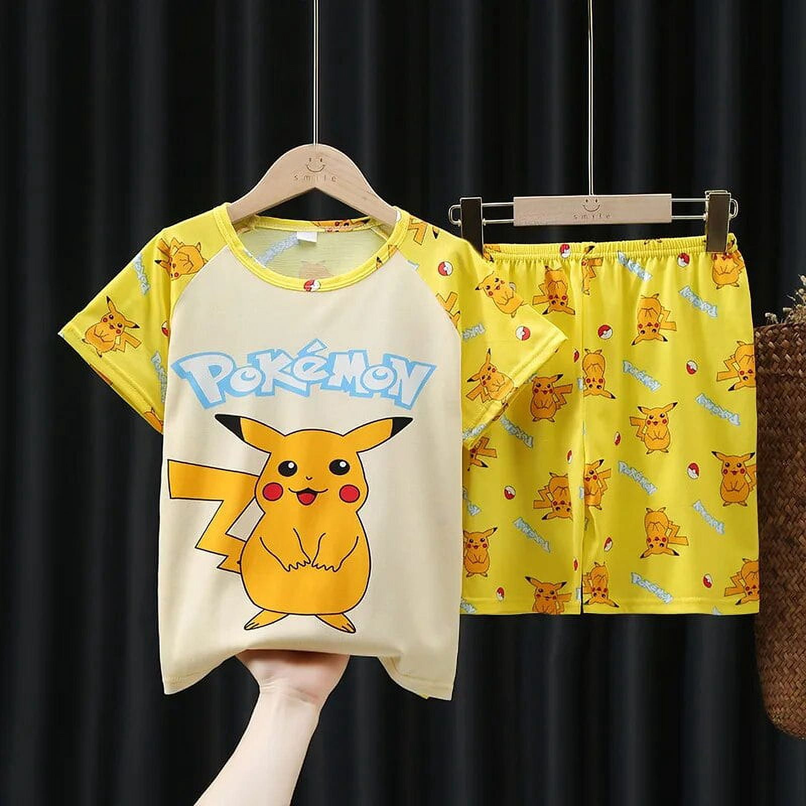 Pantalones De Pijama Pokémon Pikachu Para Hombre - 100% Algodón, Estampado Integral, Cintura Elástica Con Cordón