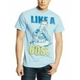 thumbnail image 2 of Like a Big Boss Man Mens Light Blue T-shirt M, 2 of 3