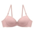 thumbnail image 3 of skpabo Corset Bra Push Up Bra Women's Non-Steel Ring Non-Marking Top Support Underwear Comfortable Gathering Anti-Glare Fixed One-Piece Bra for Outgoing Holiday Size, 3 of 5