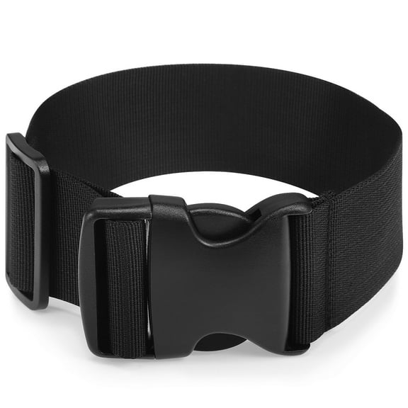 Pawsdot Universal Fanny Pack Extender Strap Black Polypropylene Fibre Adjustable Length for Men and Women 1Set