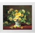 thumbnail image 1 of Rabun, Josef 30x26 White Modern Wood Framed Museum Art Print Titled - Flower Composition II, 1 of 4