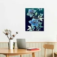 thumbnail image 2 of JRXY  Teal Lily Flower Wall Art Abstract  Large Picture Canvas Print Wall Painting Modern Artwork Wall Décor for Bedroom Living Room Bathroom Office pattern2, 2 of 4