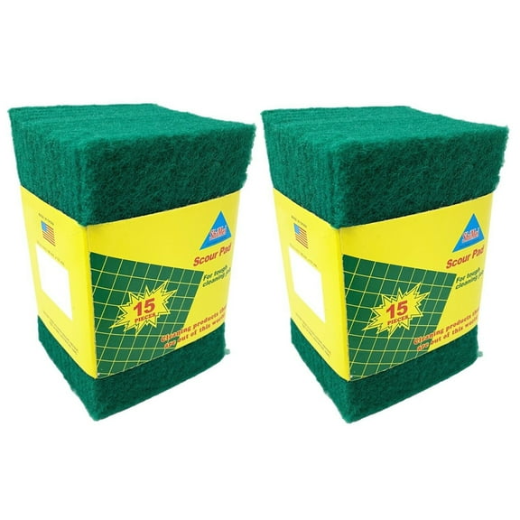 Pack of 30 Heavy Duty Scouring Pads for Home & Kitchen Scour Scrub Cleaning
