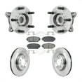 thumbnail image 1 of Transit Auto Front Hub Bearing Assembly Disc Brake Rotors and Semi-Metallic Pads Kit for Car 2021-2022 Mazda 3 AWD Vehicles Manufactured In Mexico KBB-132272, 1 of 11