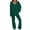 Army Green, variant on Wlynlyn Womens 2 Piece Sets Casual Warm Fuzzy Fleece Pajamas Cozy Soft Plush Loungewear Long Sleeve V Neck Tops Pants