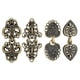 thumbnail image 1 of 4 Uds Vintage suéter remolino Clip Retro chal Collar cierre capa cárdigan Clips vestido broche para camisa Clip para niña mujer, 1 of 5