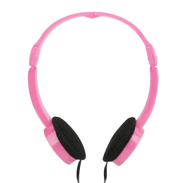 Headphone, Prevent Entanglement Noodle Shaped Cable Children Headphone Easy Storage For Tablet Black,White,Red,Pink